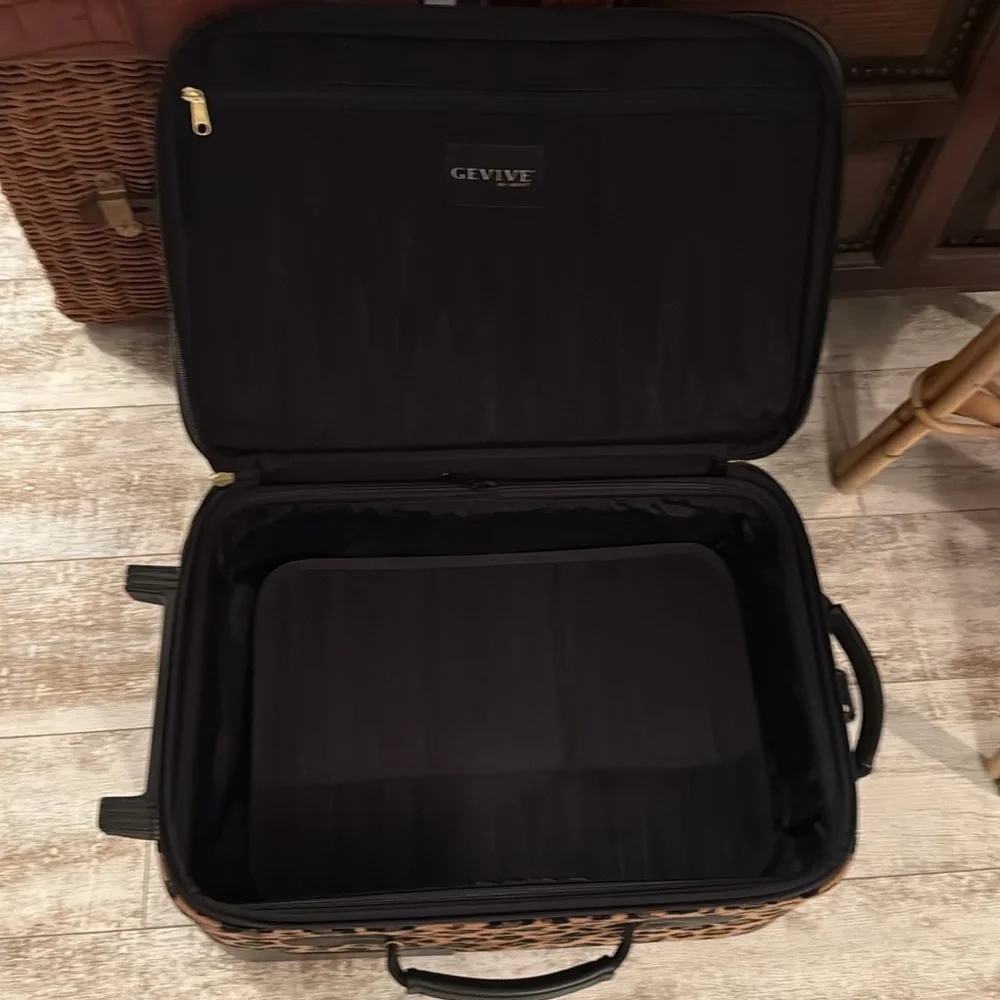 Leopard print luggage - Gevive by Boyt vintage - Picture 7 of 9
